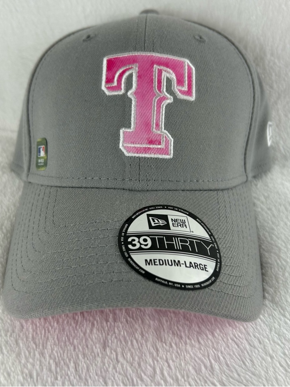 New Era 39THIRTY Texas Rangers Mother’s Day Baseball Cap Size Med-Large MLB NWS
